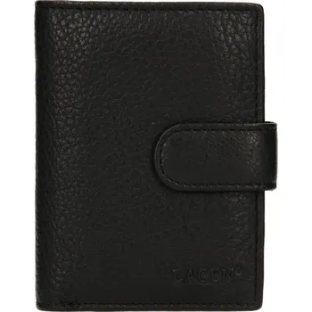Černé kožené pouzdro na karty - LAGEN (Vizitkář)