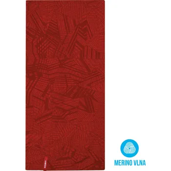 Šátek Husky Multifunkční merino šátek Merbufe červená