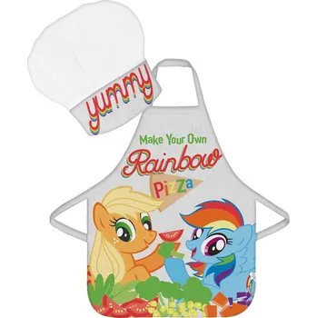 Kuchyňská zástěra Zástěra dětská s kuchařskou čepicí My Little Pony
