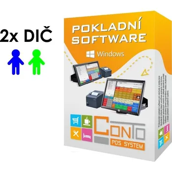 Pokladní software Conto Mini - rozšíření na 2 subjekty / DIČ QSW.CONTO_M2S