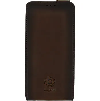 Pouzdro na mobilní telefon Bugatti Amsterdam Flip Pouzdro Brown pro Samsung Galaxy S6