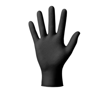 Vyšetřovací rukavice Mercator Medical s.r.o. Rukavice jednorázové GoGRIP BLACK nitril nepudrované 50ks 10 XL