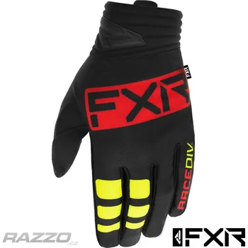 Moto rukavice MX rukavice FXR Prime MX Glove Black Nuke Red 2022 11 - XL