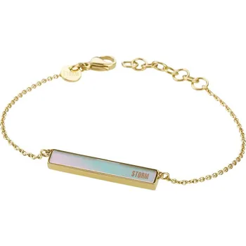 Náramek Ocelový náramek STORM SILICA Bracelet Gold