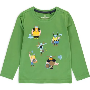 Chlapecké tričko Chlapecké tričko z BIO bavlny LEMON BERET VIKINGOVÉ zelené Velikost: 98