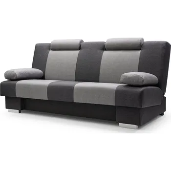 Sedací souprava Rozkládací pohovka ANTONIO světle šedá / šedá