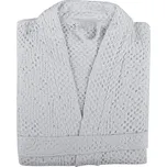 Vaflový Kimono Župan Bricini Be Vegan 400 gsm Silver (šedá) Barva: Šedá - Silver - BV, Velikost: S