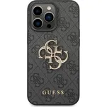 Guess Ochranný kryt pro iPhone 14 Pro MAX - Guess, 4G Logo Back Gray GUHCP14X4GMGGR