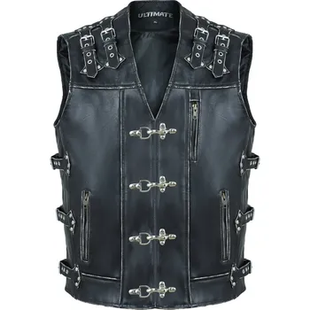 Moto vesta Kožená vesta Ultimate Rebel - 5Xl
