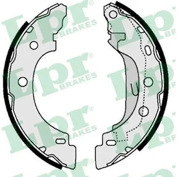 Brzdová čelist Sada brzdových čelistí LPR 07330