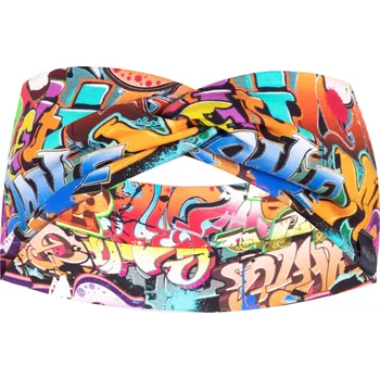 Čelenka Ebbie Bavlněná čelenka - GRAFFITI 2 Velikost: L