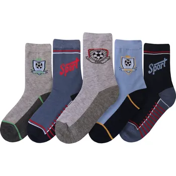 Pánské ponožky DARRÉ Dětské ponožky vysoké Fotbal Velikost: 28 - 31 Černá