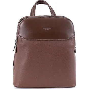 Městský batoh David Jones Paris Dvousekční městský batoh David Jones 6825-1, obsah cca. 8l tmavěhnědý