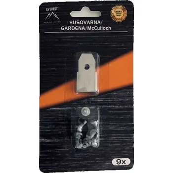 Zahradní technika NŮŽ ROBOTICKÝCH SEKAČEK HQ GARDENA 35mm - SADA 9 ks (náhr. orig. č. 535138701, 535138702, 535138801, 505127801, 505127802, 535138702, 535138802, 577606402, 577864602, 577606502, 577606504, 577606602, 577606603, 577864401, 577606505, 595084402, 84610, 7001