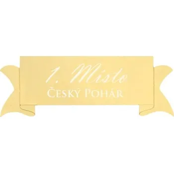 Bauer štítek laser kov STK3, Rozměr štítku 73 x 26 mm