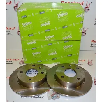 Brzdový kotouč Přední brzdové kotouče FORD ESCORT V FIESTA III ORION III - 239,4 mm (VALEO 186162 FORD 5022652 FORD 5022653 FORD 6191062 FORD 6191063)