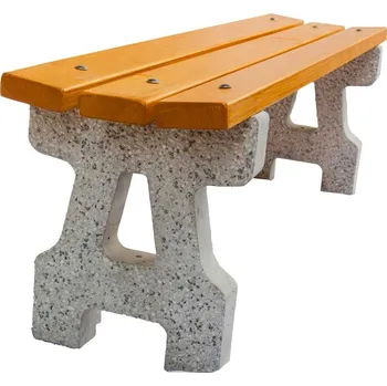 Zahradní lavice Betonová lavička klasik bez opěradla