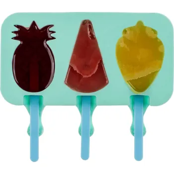 fomička na zmrzlinu Out of the blue Silikonová forma na nanuky, zelená