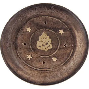 Vonná tyčinka Stojánek na vonné tyčinky talířek antik Ganesh 10 cm 02