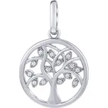 Stříbrný přívěsek Strom života s Brilliance Zirconia JJJ0632