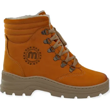 Dámské kozačky Hilby HILBY WA-1007 K2N / C02 - 2 barvy Barva: Oranžová, Velikost: 37