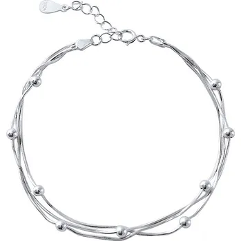Náramek Olivie Stříbrný náramek TRIO 7096 Ag 925; ≤3,4 g.