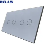 WELAIK dvojnásobný skleněný panel 2+2 - šedý