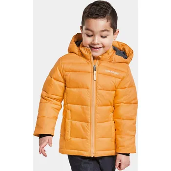 Chlapecká bunda Dětská prošívaná zimní bunda Didriksons Rodi Fire Yellow 90