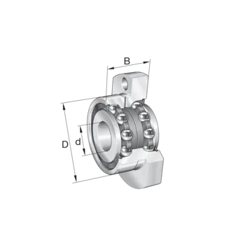 ZKLFA 1563-2Z INA Kuličkové ložisko s kosoúhlým stykem