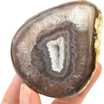 Sběratelství Achát geoda s dutinou 166 g