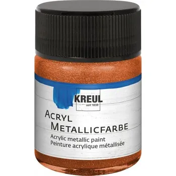Olejová barva Kreul Akrylová barva metalická 50 ml MĚDĚNÁ