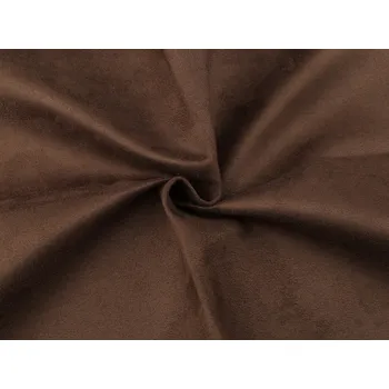 Imitace broušené kůže, barva 5 (4) hnědá čokoládová