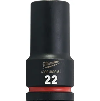 Gola hlavice MILWAUKEE Průmyslové hlavice Shockwave 3/4" HEX 22mm dlouhé