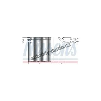 Chladič motoru Výparník NISSENS 92188