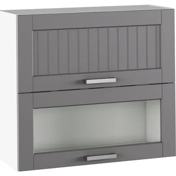 Kuchyňská skříňka Tempo Kondela Janne Typ 13 (tmavě šedá + bílá)
