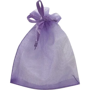 Dárková taška Pytlík organzový fialový 26x35 cm
