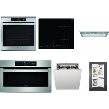 Set domácích spotřebičů WHIRLPOOL ABSOLUTE AKZM 8480 IX + WHIRLPOOL WL B8160 NE + WHIRLPOOL AKR 650/1 IX + WHIRLPOOL ABSOLUTE AMW 730 IX + WHIRLPOOL WIC 3C33 PFE + WHIRLPOOL ART 65031