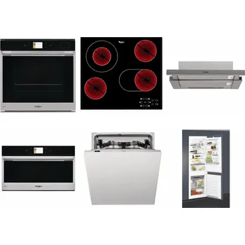 Set domácích spotřebičů WHIRLPOOL W9 OP2 4S2 H + WHIRLPOOL AKT 8190/BA + WHIRLPOOL AKR 5390/1 IX + WHIRLPOOL W9 MD260 IXL + WHIRLPOOL WIC 3C33 PFE + WHIRLPOOL ART 65031