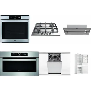 Set domácích spotřebičů WHIRLPOOL ABSOLUTE AKZM 8480 IX + WHIRLPOOL TKRL 661 IX EU + WHIRLPOOL AKR 749/1 IX + WHIRLPOOL ABSOLUTE AMW 730 IX + WHIRLPOOL WSIO 3O34 PFE X + WHIRLPOOL WHC18 T311