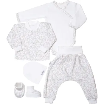 Kojenecká souprava ESITO Zája 5dílná souprava slonová kost