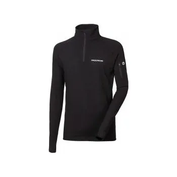 Pánská mikina Progress LOGAN černá L; Černá mikina + DÁREK DLE VÝBĚRU!