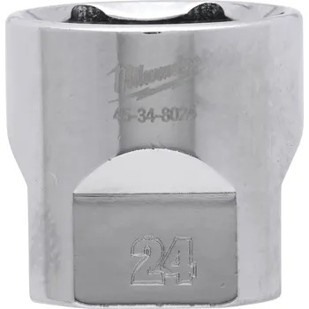 Klíč MILWAUKEE 3/8" Chromovaný nástrčný klíč metrický 24 mm