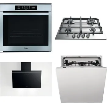Set domácích spotřebičů WHIRLPOOL ABSOLUTE AKZM 8480 IX + WHIRLPOOL TKRL 661 IX EU + WHIRLPOOL AKR 62F LT K + WHIRLPOOL WIC 3C33 PFE