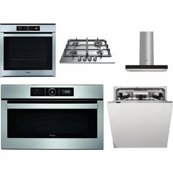 Set domácích spotřebičů WHIRLPOOL ABSOLUTE AKZM 8480 IX + WHIRLPOOL TKRL 661 IX EU + WHIRLPOOL WHBS 62F LT K + WHIRLPOOL ABSOLUTE AMW 730 IX + WHIRLPOOL WIO 3T133 PLE