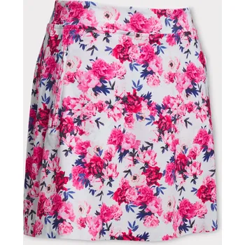 Dámská sukně G/FORE W sukně Digital Floral A-Line - bílo růžová: Dámské L