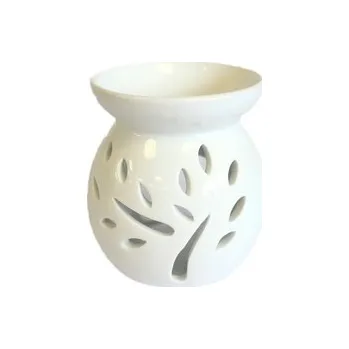 Aroma lampa Aromalampa bílá listy