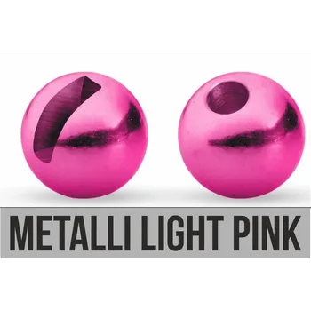 Traper Tungsten Bead Slotted Metallic Light Pink