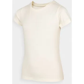4F HJZ22-JTSD002 OFF WHITE Dětské tričko EU 122