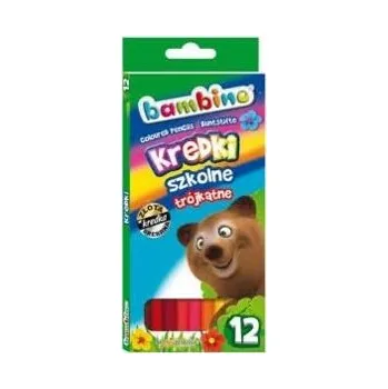 Pastelka BAMBINO Sada trojhranných pastelek 12
