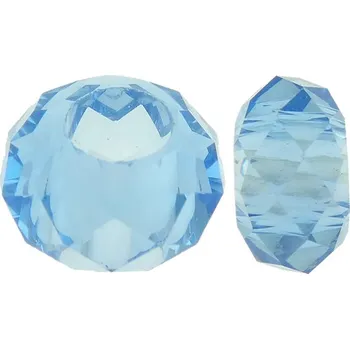 Přívěsek Šperky4U Skleněný navlékací korálek Rondelle - RD0021